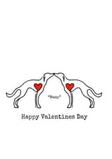 boop kiss Valentines Day Card 46386 created by Charlotte Spracklen