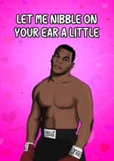 mike tyson boxing Valentines Day Card 46619 created by The Sport Rag