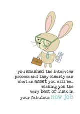Best of luck in your new job created by Dandelion Stationery