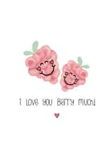 i love you love Valentines Day Card 14757 created by Messy Bun Creative