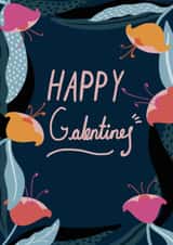 Galentine Flowers Valentines Day Card 17597 created by Isabel Canvas