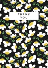 Daisy Floral Thank You Card 21084 created by Soph AC Studio