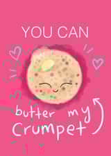 Crumpet hearts Valentines Day Card 41867 created by Hannah Gabriel