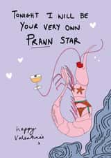 tonight prawn Valentines Day Card 17255 created by Eat the Moon