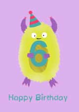 6 6th Birthday Card 19986 created by Get The Party Crafted