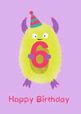 6 6th Birthday Card 19987 created by Get The Party Crafted