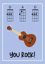 chords dad Father's Day Card 36766 created by Lloyd Crowley