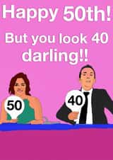 Strictly come dancing Judges Birthday Card 20052 created by Frankie & Eric