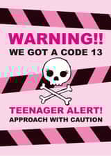 13 13th Birthday Card 10504 created by Rulu