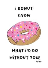 ring donut Love & Friendship Card 19772 created by HM Designs