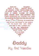 hero protect Valentines Day Card 10815 created by Unique Word Designs