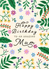MUM CUTE Birthday Card 1793 created by Kamiya Chirodian