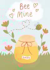 be mine honey Valentines Day Card 21209 created by FluffyBee