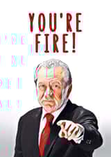 fire hot Valentines Day Card 40654 created by Bad & Cheeky