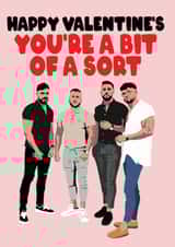 Lads Fourlads Valentines Day Card 20510 created by GOAT Creative
