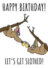 drink drunk Birthday Card 21064 created by Cowpat Designs