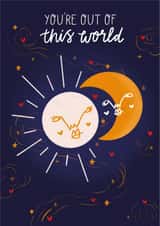 out of this world space Valentines Day Card 13758 created by Jazmin Carter