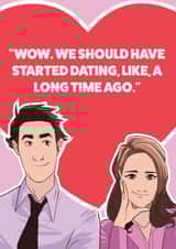 jim pam Valentines Day Card 46908 created by Wicks Design