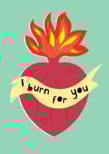 Burn for you Anniversary Card created by Nelly's Treasures