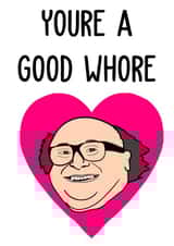 always sunny in Philadelphia Danny devito Valentines Day Card 42962 created by Sassybat Designs