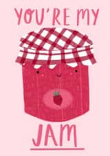 jam raspberry Valentines Day Card 17632 created by Isabella