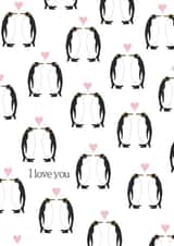 Penguins in Love Card created by Victoria Grace Designs
