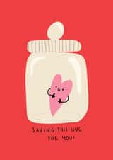 GALENTINES HEART Love & Friendship Card 20523 created by NICHOLA COWDERY ILLUSTRATIONS 