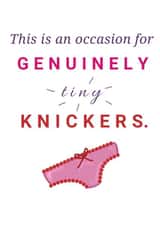 knickers underwear Valentines Day Card 39024 created by Here's a card