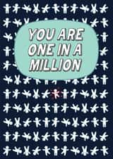 one in a million one of a kind Valentines Day Card 21241 created by Rachel Russell