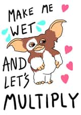 gizmo gremlins Card 43743 created by Swazzdraws