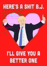 Boris johnson Valentines Day Card 43745 created by Swazzdraws