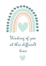 Hearts rainbow Love & Friendship Card 20170 created by Shereen M Designs