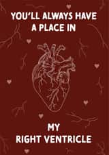 Right Ventricle Anniversary Card created by Cards from Designers