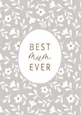 Ditsy floral best mum card created by Gooseberry Moon