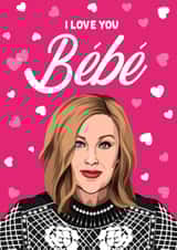 Cute Valentines Day - Schitts Creek - Moira Rose - I Love You Bebe created by All Things Banter