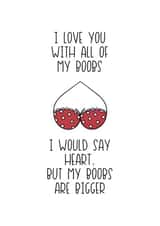 love you Valentines Day Card 46969 created by Chibi Chi Designs