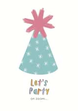 zoom party Birthday Card 47029 created by Aspyn + Elodie
