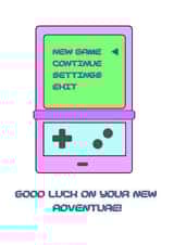 gameboy gamer New Job Card 14865 created by Cat B Designs