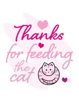 funny cat Valentines Day Card 47016 created by Inki Pinkie