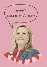 galentine girls Valentines Day Card 39932 created by Troubled Tuesday