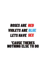 roses are red violets are blue Valentines Day Card 30276 created by FISHER