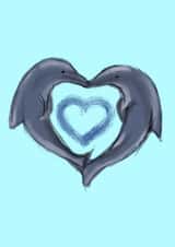love heart Valentines Day Card 21290 created by Charlotte Oxenham