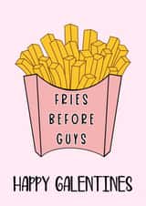 Galentines Fries Valentines Day Card 15586 created by Gee Designs