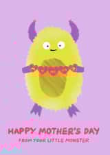 Monster mummy Mothers Day Card 44777 created by Get The Party Crafted