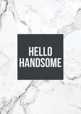 marble hello Valentines Day Card 47060 created by E & K Designs 