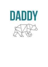 bear from the kids Father's Day Card 47061 created by E & K Designs 