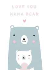 love you mama bear Mothers Day Card 16475 created by Jessica Eyre