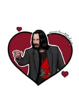 love keanu Valentines Day Card 39119 created by Rachell Smith