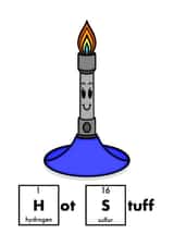 Hot Stuff Bunsen Burner created by Beany Geek