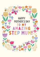 floral flowers Mothers Day Card 17244 created by Sarah Corcoran